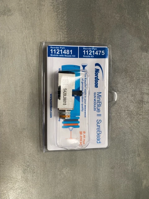 Nordson Miniblue 2 II Surebead 1121481/1121475 - Applicatore modulo - Nuovissimo