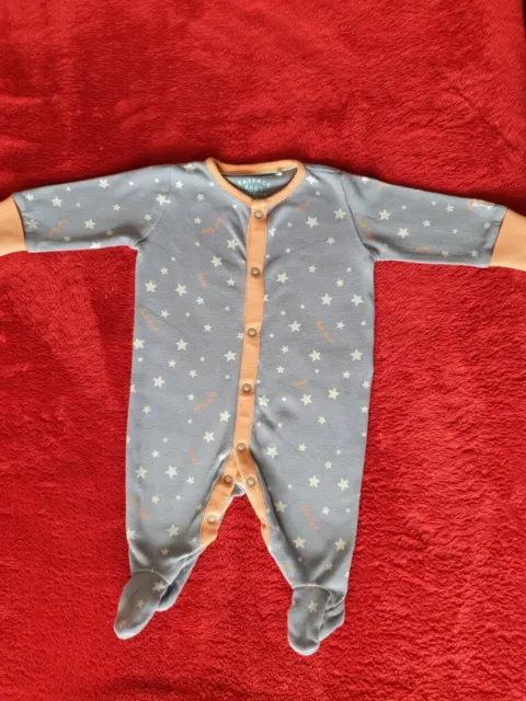 Baby Boys Sleepsuit Size 0-3 Brand Fatface Excellent Condition