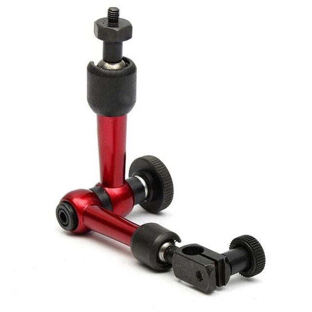 Support Magnétique Réglable Haute Précision Pour Indicateur à Cadran - Base Flexible 500N Avec Pince Universelle Pour Fraiseuse, CNC, Atelier