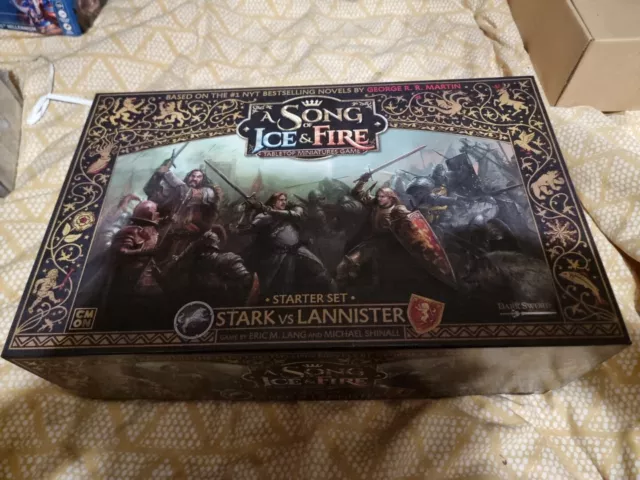 A song of ice and fire Tabletop Miniatures Game Starter Set lannister Job Lot