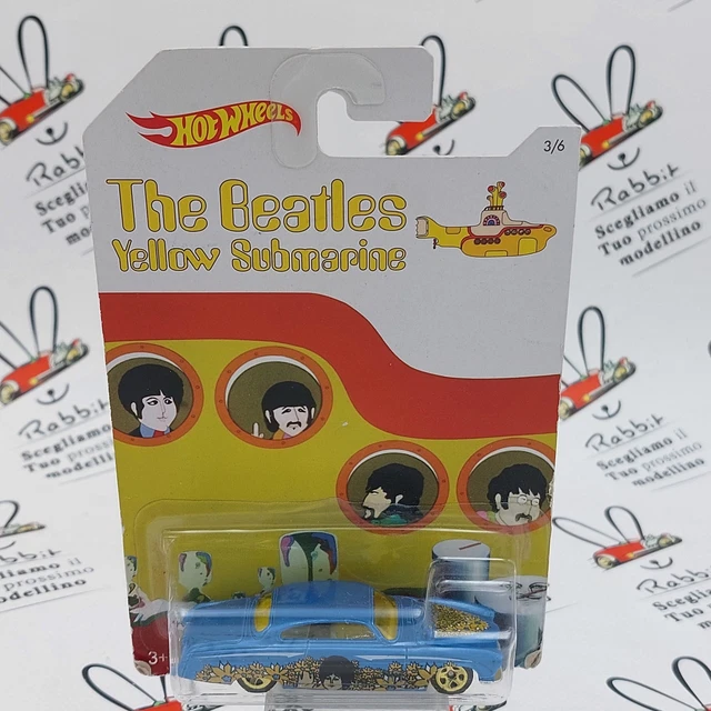 Die Cast " Fish' D N Chip 'D " 3/6 The Beatles Yellow Submarine Hot Wheels S