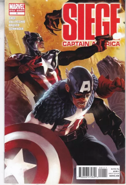 Marvel Comics Seige Captain America #1 June 2010 Fast P&P Same Day Dispatch