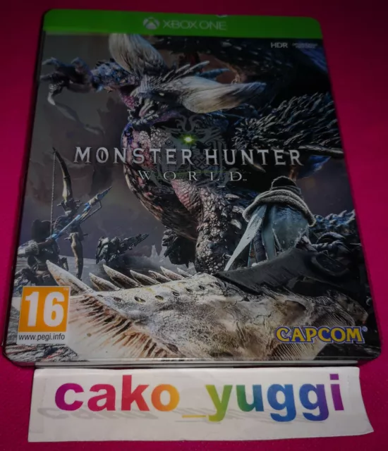 Monster Hunter World Steelbook Edition Xbox One Tres Bon Etat Comme Neuf Mint