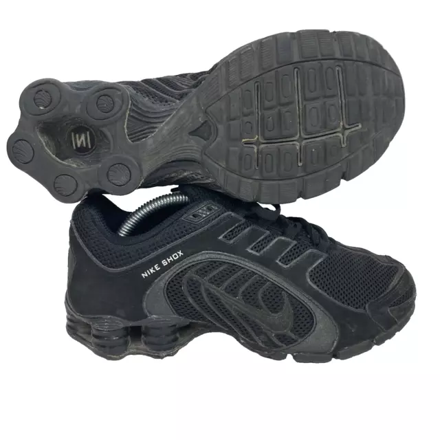 NIKE SHOX Women s Sz 7.5 Navina Triple Black Sparkle Sneakers 356918 002 56.99 PicClick