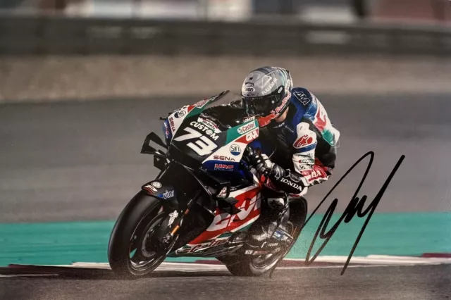 Alex Marquez Hand Signed 6X4 Motogp Photo + Proof - Lcr Honda