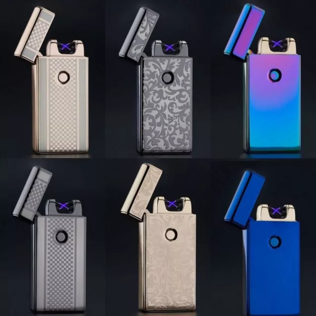 Double Arc Lighter Without Electric Gas Usb Storm Plasma Pulse 10 Models Luxury 2