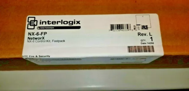 Interlogix NetworX NX-6 v2 Fastpack Kit with Keypad, Motion, Speaker & More NEW!