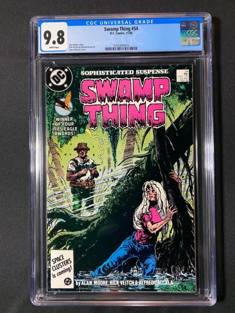Swamp Thing #54 CGC 9.8 (1986) - Alan Moore story