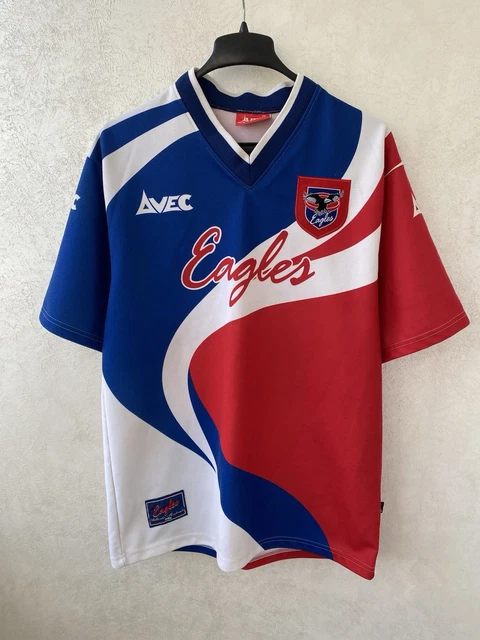 Chemise De Rugby Sheffield Eagles 1998-1999 - Taille 42-44 - Maillot Vintage