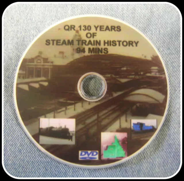 QR02 Queensland Railways 130 YEARS STEAM TRAIN HISTORY DVD