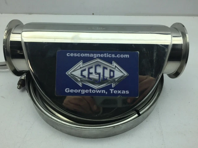 Cesco Magtrap 115 SS Magnetic Trap Chamber And Clamp No Magnet 3" Tri-Clamp