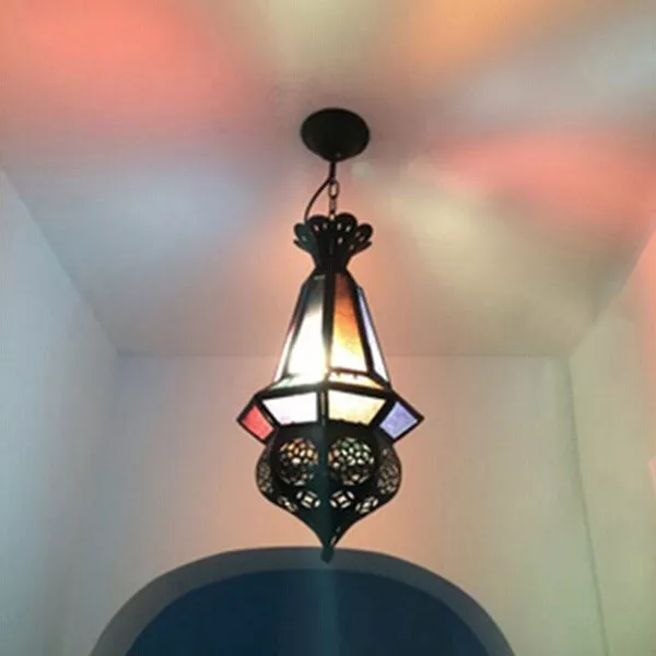 Classic Moroccan Style Pendant Light Fixture Hanging Ceiling Lamp E27 Bulb Aisle