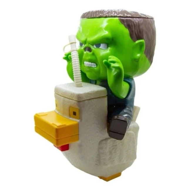 NEW! MINECRAFT MOVIE Chicken Jockey Popcorn Bucket & Mug Combo Set £12.