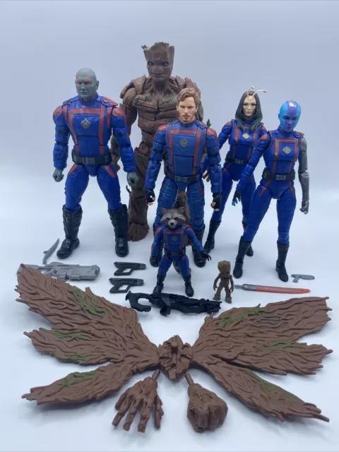 Marvel Legends Guardians of the Galaxy Vol. 3- 7 Figure Lot-INCOMPLETE