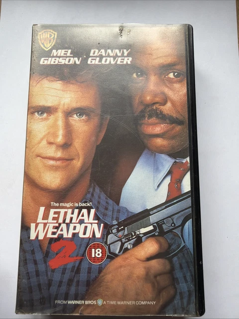 LETHAL WEAPON 2 Mel Gibson Danny Glover Original VHS 6 52 lethal-weapon-2-mel-gibson-danny-glover-original-vhs-6-52