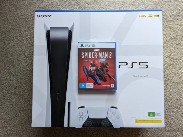 Playstation 5 PS5 Disc Console with Spiderman 2 (Brand New)