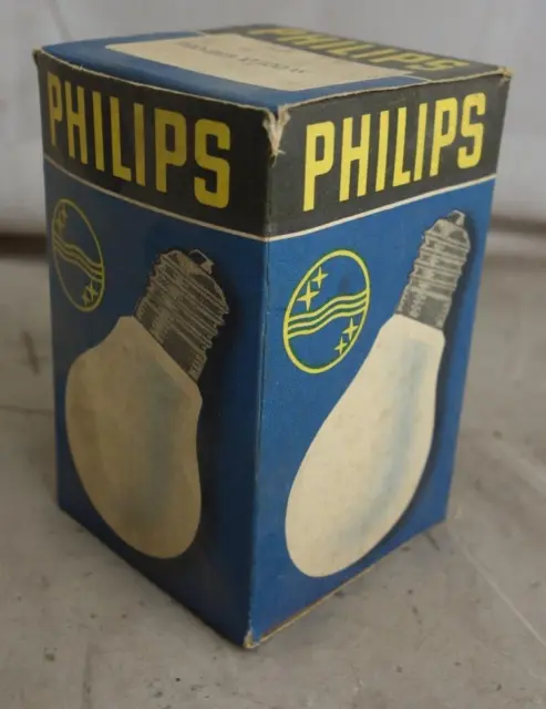 alte leere Pappschachtel Philips Glühbirne