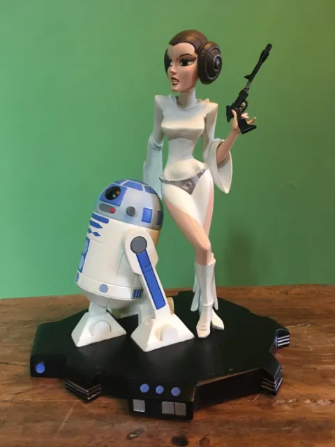 Gentle Giant Princess Leia & R2D2 Animated Maquette Limited Edition 8260/8500