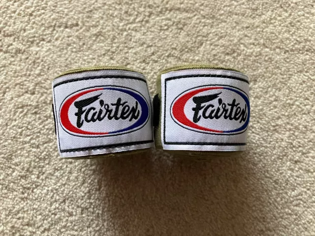 Fairtex HW2 Hand Wraps Olive Green 4.5m Muay Thai Kickboxing