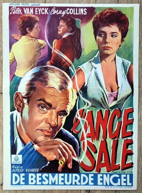 belgian poster SCHMUTZIGER ENGEL, PETER VAN EYCK, CORNY COLLINS, WERNER PETERS