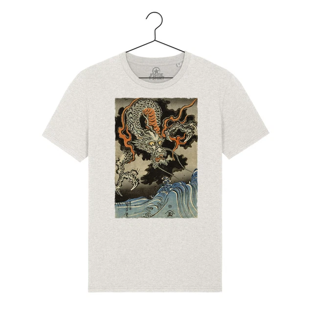 Maglietta Drago Giapponese Dragone Arti Marziali Japanese Dragon Tattoo T-Shirt