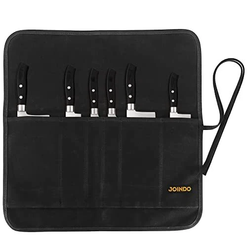 JOINDO Knife Roll Bag Chef’s Knife Roll Bag Heavy Duty Chef Knife Roll Bag wi...