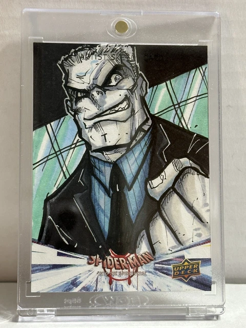 2022 Spider-Man: Into the Spider-Verse Micheal LocoDuck Duron Sketch Card 1/1