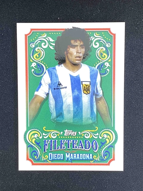 その他 topps FILETEADO DIEGO MARADONA /50 Maradona Fileteado Topps Argentina 2022-23 Diego Base Yellow