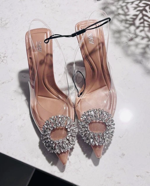 Vinyl high deals heel shoes zara
