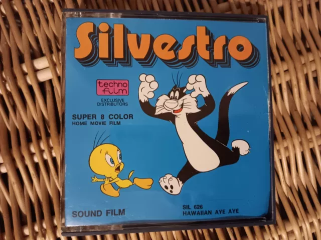 Super 8mm Silvester & Tweety Pie 200FT Colour Sound