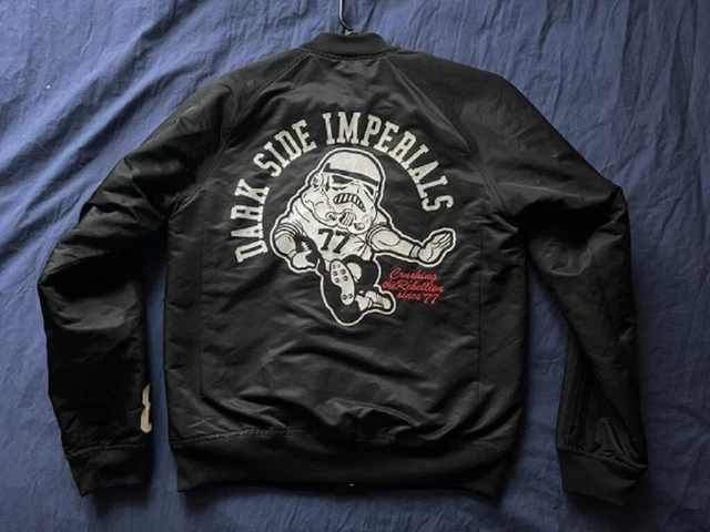 Adidas Star Wars collab dark side Imperials varsity jacket S
