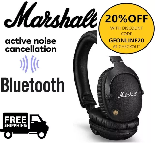 Marshall Monitor II ANC Wireless Over-Ear-Headphones , Bluetooth,