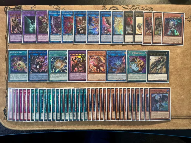 Yugioh! FULL Unchained Yubel Deck + Extra Deck Loving Defender Yama Soul Of Rage