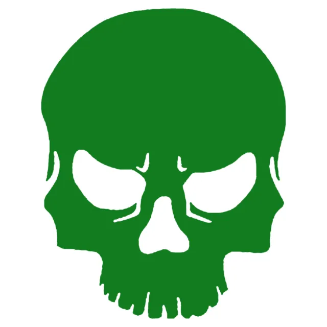 Skull Decal - Skull Sticker - Select Color And Size