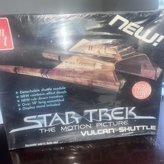 Star Trek The Motion Picture VULCAN SHUTTLE AMT Model Kit 1979 NEW/SEALED