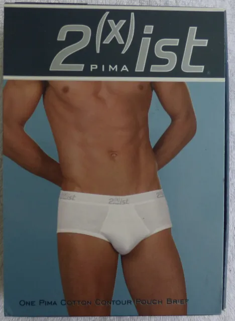 2 Xist Mens Bikini Brief Underwear 2(X)ist Sz Small 28-30 PIMA Cotton Black New