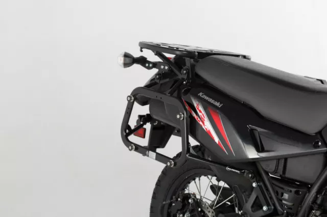 SW-Motech EVO Kofferträger Schwarz Verstärkt für Kawasaki KLR650 (08-18)