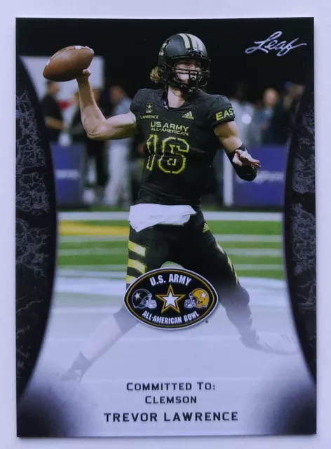 TREVOR LAWRENCE 2018 LEAF U.S. ARMY all american bowl rookie