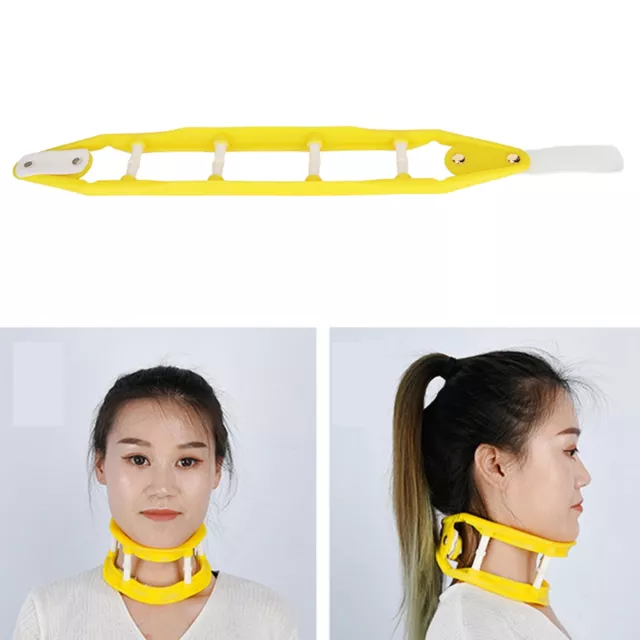 Adjustable Silicone Neck Support Brace Prevent Bow Cervical Spine Traction S ABE