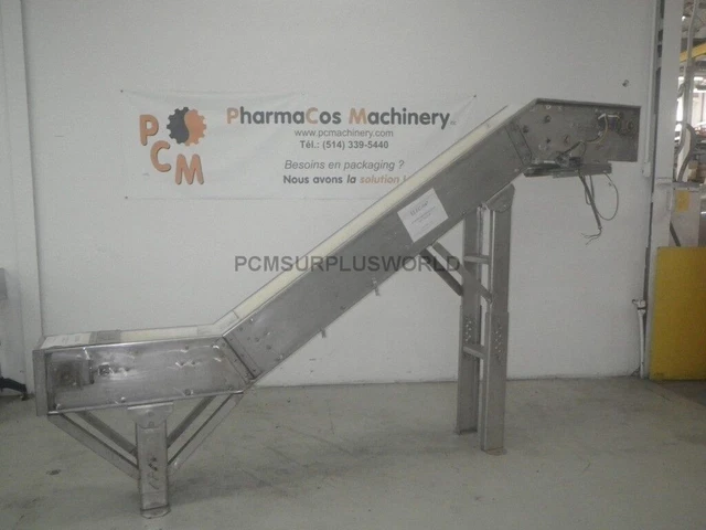 Huss Equipment Cap Elevator Model 4C Stainless Steel Construction (Used Tested)
