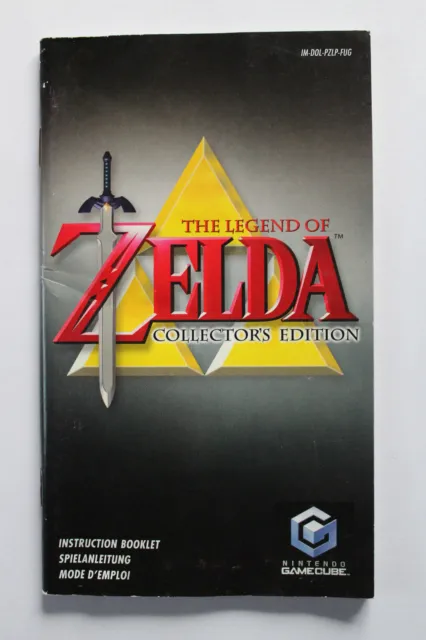 Notice (FUG) pour le jeu The Legend of Zelda Collector 's Edition sur GameCube .