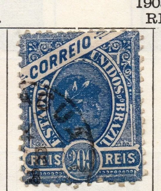 Brazil 1900-04 Early Issue Fine Used 200r. 113258