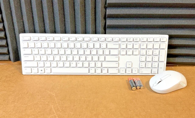 Dell KM5221W Pro Wireless Keyboard and Mouse white KM5221W-WH-US ✅❤️️✅❤️️✅ READ