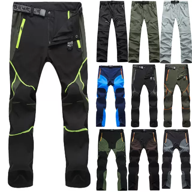 Mans Soft Shell Casual Hiking Trousers Combat Tactical Cargo Work Pants Bottoms.