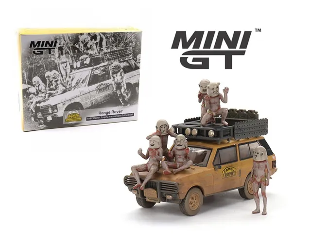 Mini GT Range Rover 1982 Camel Trophy Papua New Guinea Set  MGTS0006