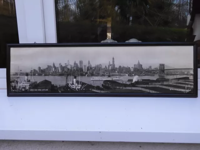 Seltenes Foto aus den 1920er Jahren - Lower Skyline New York