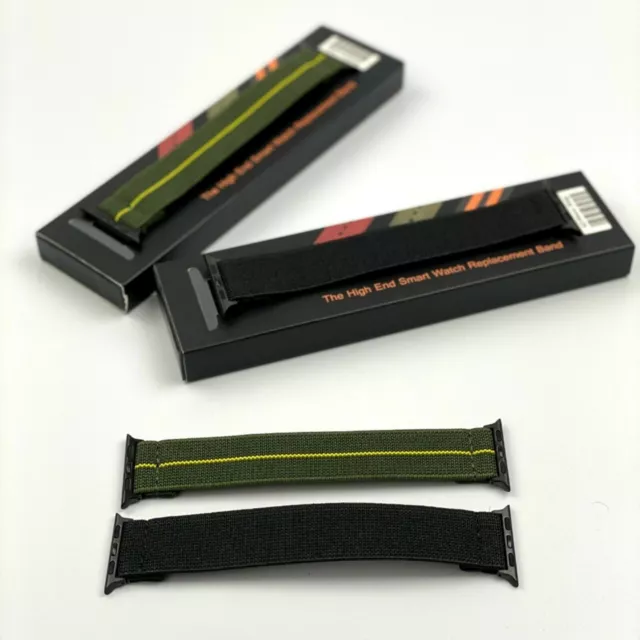 Strap ForApple Watch Nylon Sport Loop Woven Band Series 8 7 3 4 5 SE 38 44 45mm