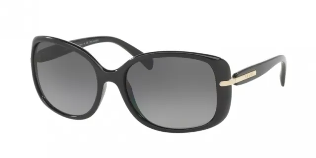 NEW Prada 08OS Conceptual Sunglasses 1AB5W1 Black 100% AUTHENTIC