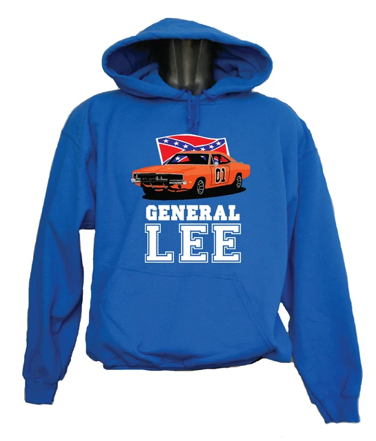 Felpa Con Cappuccio Unisex Hoodie Hazzard Generale Lee Auto General