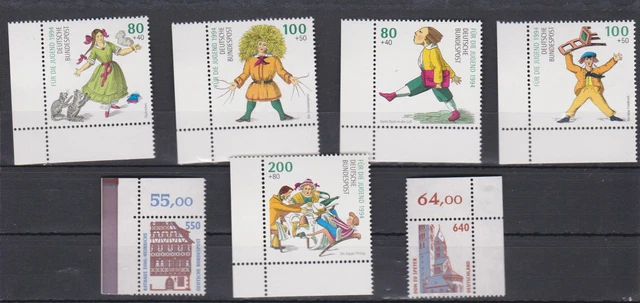  briefmarken - brd -mit eckrand -  postfrisch** - top